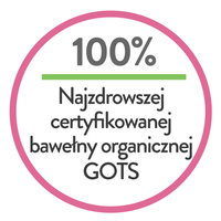 100% najzdrowszej certyfikowanej bawełny organicznej GOTS - majtki classic