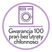 Gwarancja 100 prań bez utraty chłonności - nietrzymanie 2