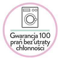 Gwarancja 100 prań bez utraty chłonności - majtki teen