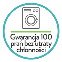 Gwarancja 100 prań bez utraty chłonności - majtki elegant
