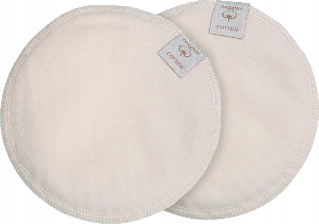 Reusable eco nursing pads Silver Care 100% cotton 2 pcs.