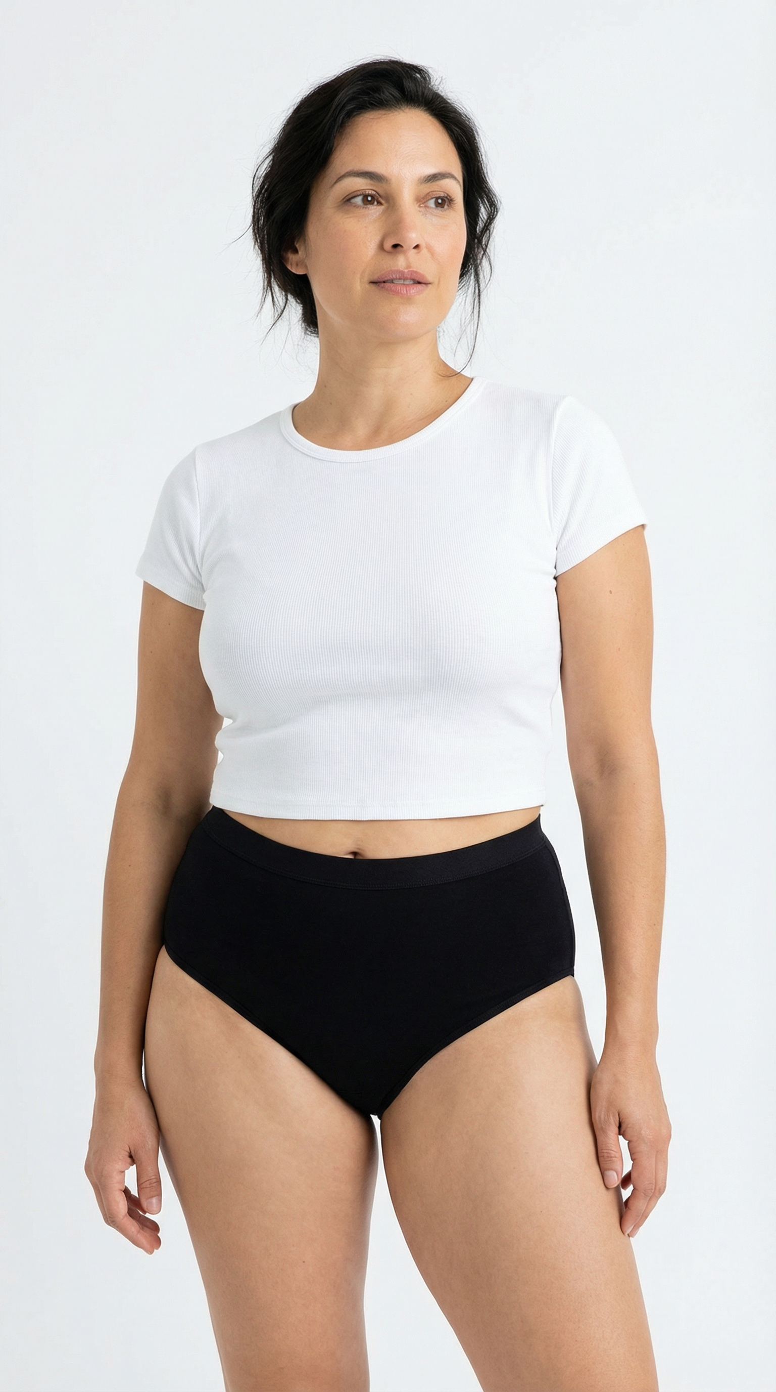 SET -3% 2 x Masmi Menstruationsslip CLASSIC hoher Bund (Größen: S, M, L, XL), 100 % Bio-Baumwolle