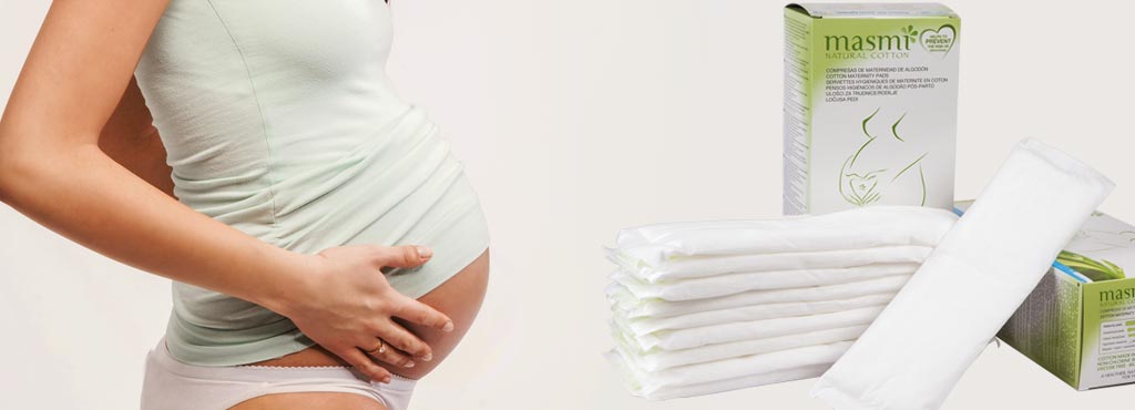 Ökologische Wochenbettbinden Masmi BIO 100 % Bio-Baumwolle 10 Stk.