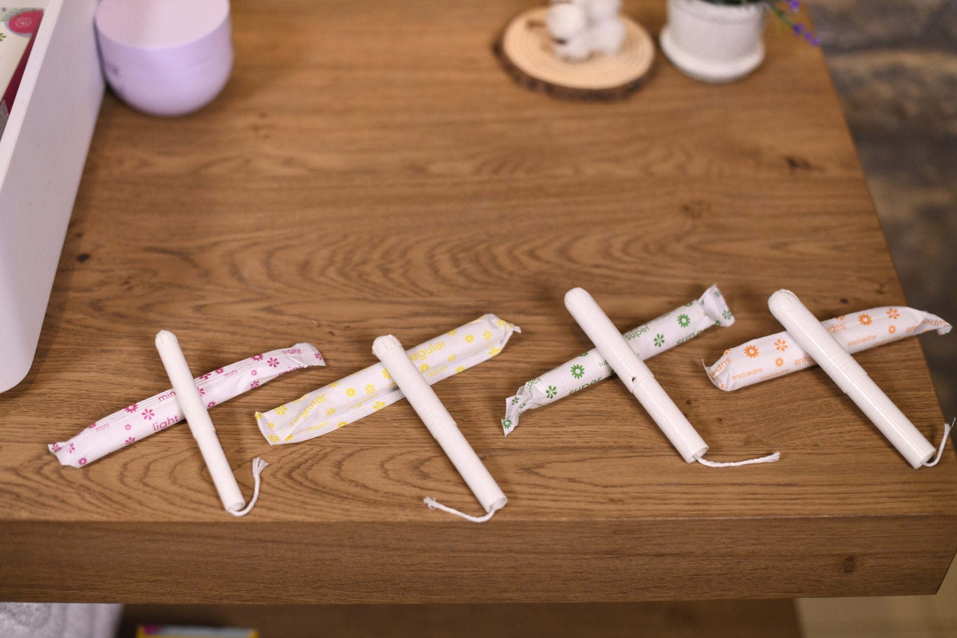 Organic Cotton Tampons Light (with applicator) Masmi 100% BIO 18 pcs