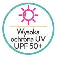 Wysoka ochrona UV UPF 50+ - bikini