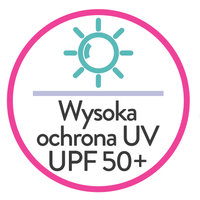 Wysoka ochrona UV UPF 50+ - kostium