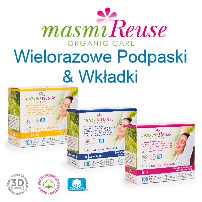 Wiederverwendbare Bio-Stilleinlage Masmi 100% Baumwolle 1 Stück