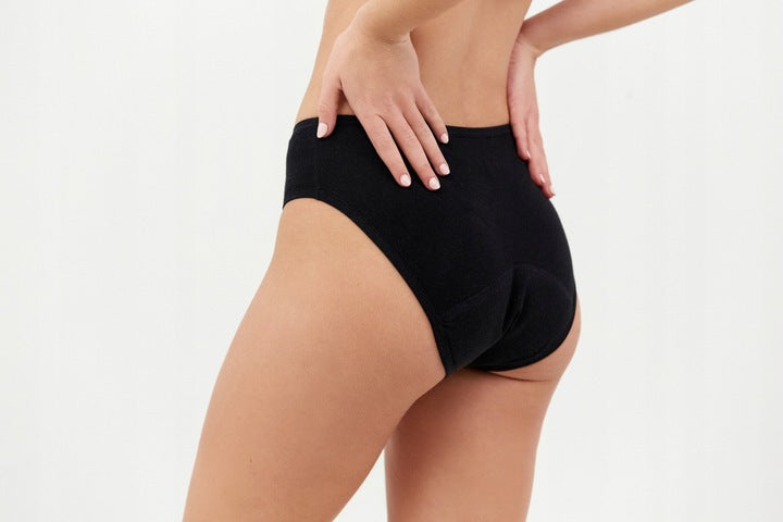 Masmi Period Underwear with triple absorption (166 g absorbency), high waist (sizes: S, M, L, XL) 1 piece.