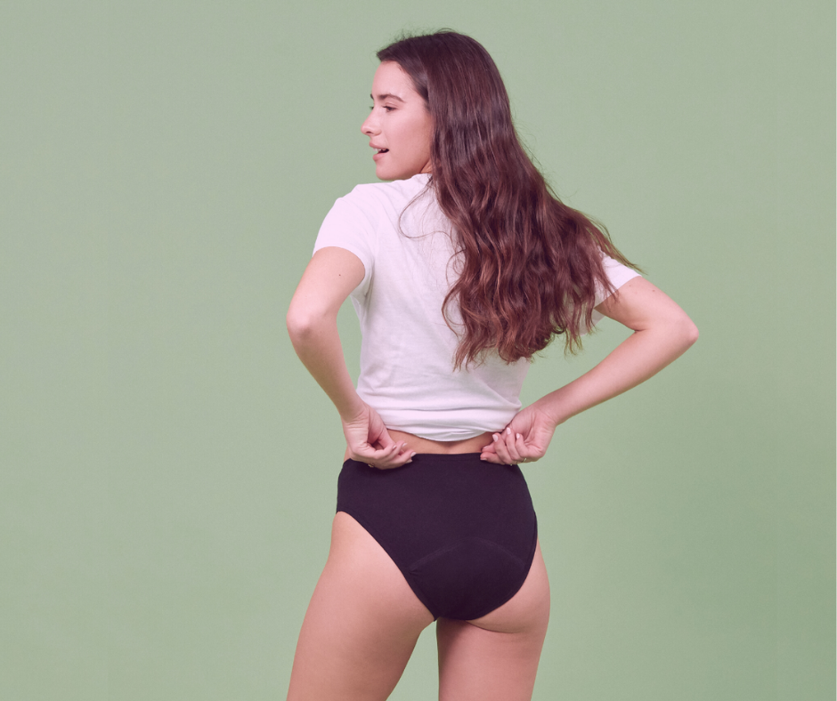 ZESTAW -5% 3 x Masmi Majtki menstruacyjne DLA NASTOLATEK rozmiar M (wysoki stan) 100% certyfikowanej bawełny organicznej 1 szt.