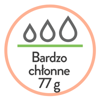 Bardzo chłonne 77g - majtki modern