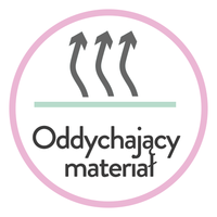 Oddychający materiał - majtki teen