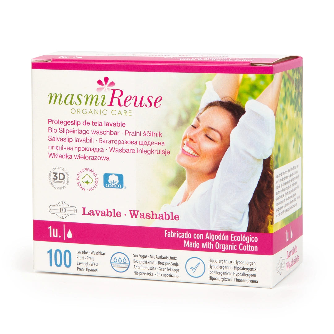 Wiederverwendbare Bio-Stilleinlage Masmi 100% Baumwolle 1 Stück